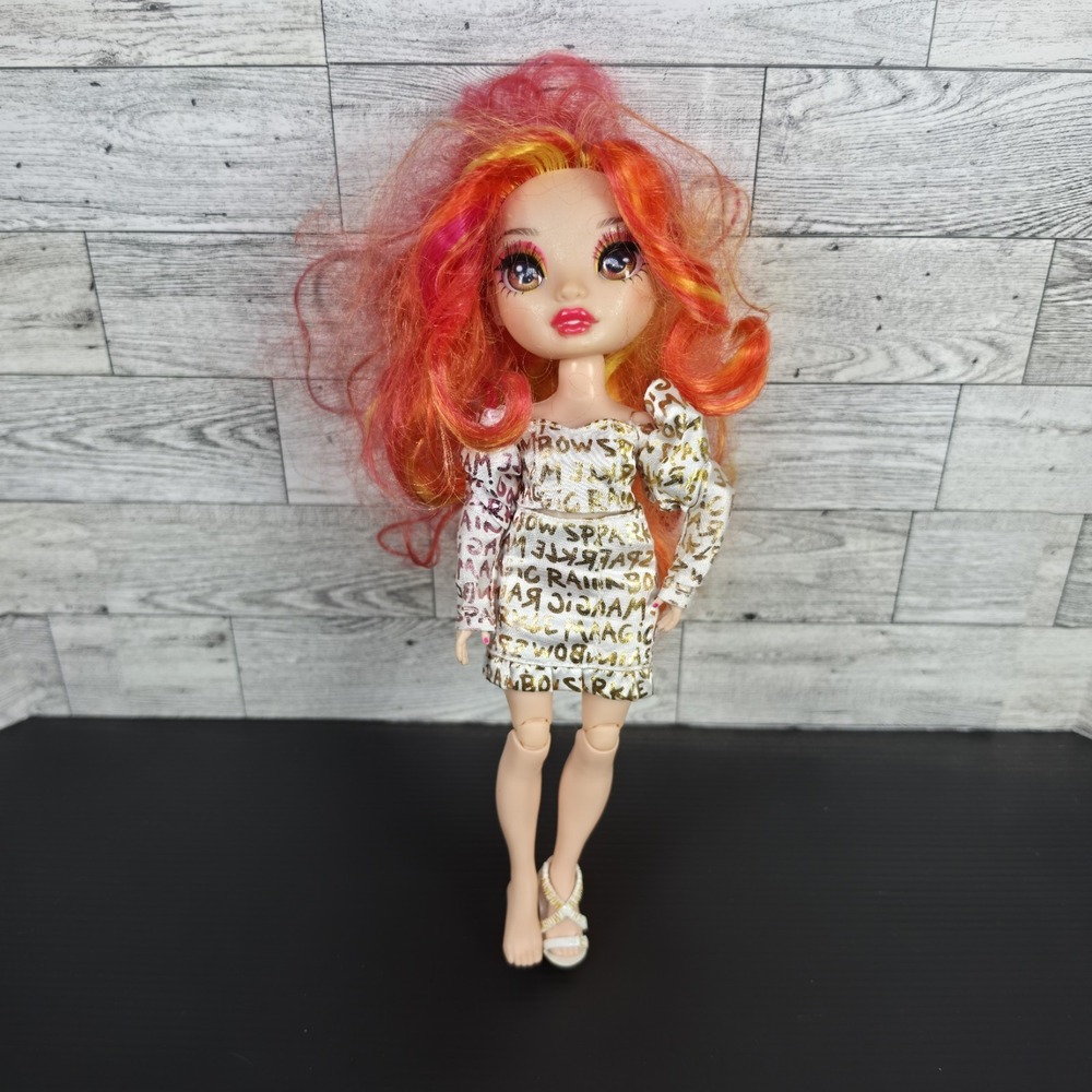 Rainbow High Laurel Devious Twin doll nude pink orange‎ yellow Hair